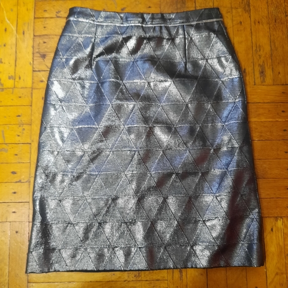 Versus Versace Metallic Pencil Skirt - Picture 2 of 7